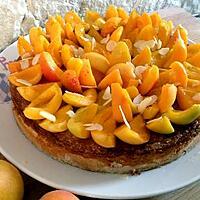 recette Tarte à l'abricot et aux amandes