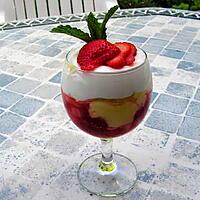 recette Trifle vanille-fraises