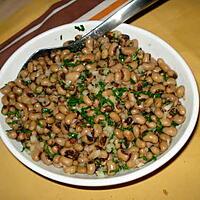 recette Salade de Cornilles cuites((,c'est des haricots)toute simple(feijao frade) (recette portugaise