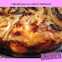 recette Chinois salé lard, crème et toastinette