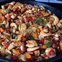 recette Wk de crevettes au curry