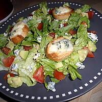 recette Salade de roquefort chaud