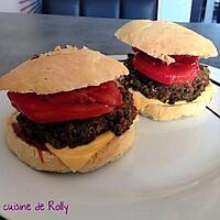 recette Burger végétarien avec des steaks de lentille