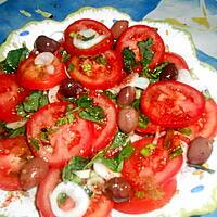 recette Salade de tomate a la marocaine
