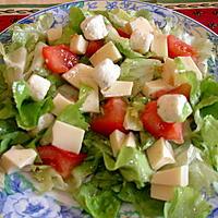 recette Salade composée au boursin ail et fines herbes