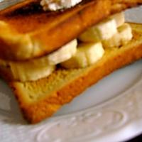 recette Croque-Monsieur à la banane & ricotta