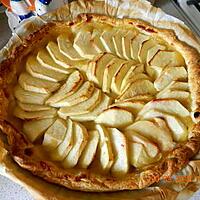 recette Tarte aux pommes sur lit de compote