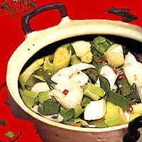 recette Recette de Poireaux sweet and Sour / Tiansuan jiucai (Pékin)