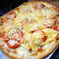 recette Pizza fromages / saumon fumé