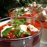recette Panna cotta salée au chou-fleur et gorgonzola