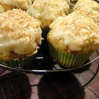 recette Cupcakes noix de coco-vanille
