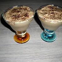 recette verrines mousse chocolat café, mascarpone
