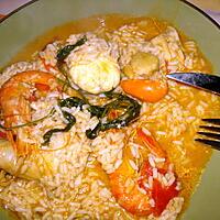 recette Ragoût de riz à la lotte(recette portugaise) (arroz de Tamboril)