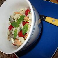 recette salade  de coquillettes  aux fruits de mer  sur une idée de josette baysse