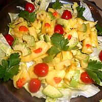 recette Salade d ananas et avocat