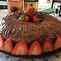 recette gâteau d'anniversaire Nutella-fraise