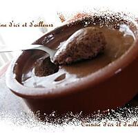 recette Mousse au chocolat corsé aux eclats de noisettes et pépites