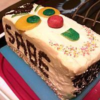 recette Rainbow cake deco