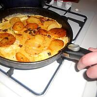 recette Omelette de mon chéri pomme de terre chorizo persillade