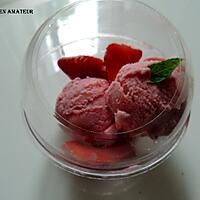 recette Glace maison fraises et mascarpone