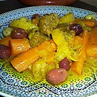 recette Tajine de Boeuf aux Carottes et aux Olives