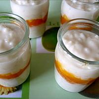 recette Riz au lait d'amandes à la compotée d'abricots