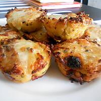 recette Muffins de purée de pommes de terre au chorizo et au fromage