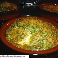 recette Omelette soufflée poulet & épinards