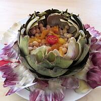recette Salade d'artichaut aux pois chiches (les foodies dans mon assiette 1)