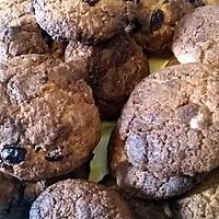 recette Cookies chocolat blanc/Cranberries