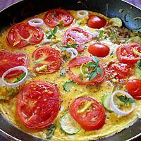 recette Frittata tomates et courgettes