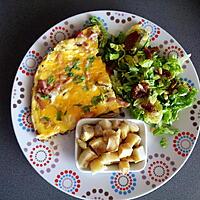 recette Omelette onctueuse garnie