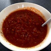recette Sauce salsa piquante