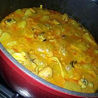 recette Ragoût de la mer et curry