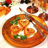 recette Petits coeurs de foie gras