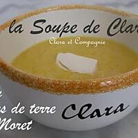recette Soupe Potiron, Pommes de Terre et St Moret