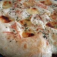 recette Fougasse pizza blanche chevre miel