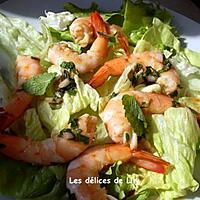 recette Salade de crevettes phla kung