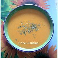 recette Soupe crémeuse aux carottes et noix de cajou