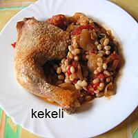 recette Cuisses de poulet « façon cassoulet »