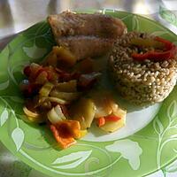recette Filet Julienne avec ses petits légumeset riz