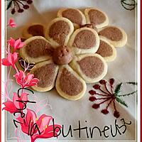 recette Biscuits"fleurs" choco/vanille