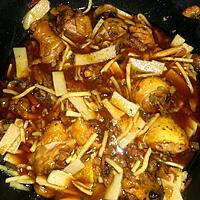 recette Cuisses de poulet aux pousses de bambou