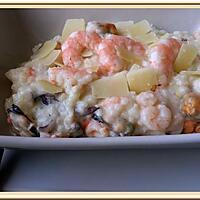 recette Risotto aux fruits de mer et Crevettes