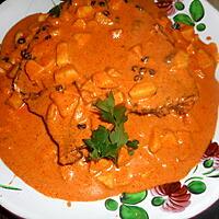 recette Tranche de thon au curry