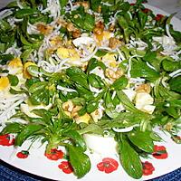 recette Salade d'un soir aux doucettes sauvages