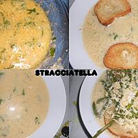 recette DUO DE SOUPE AUX OEUFS ITALIENNE (STRACCIATELLA)