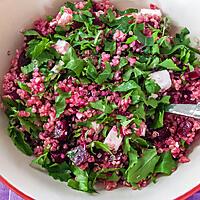 recette Salade de quinoa, betterave et fêta
