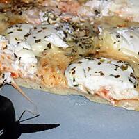 recette Pizza au saumon fumé
