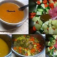 recette Soupe veloutée aux légumes.